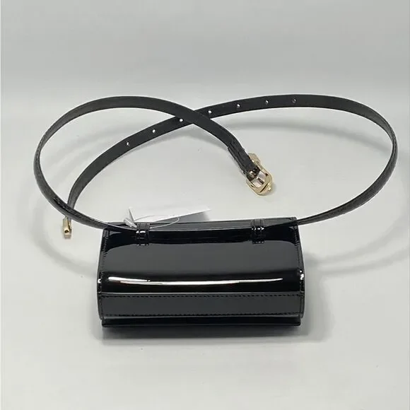 Saint Laurent Mini Kate Patent Leather Belt Bag